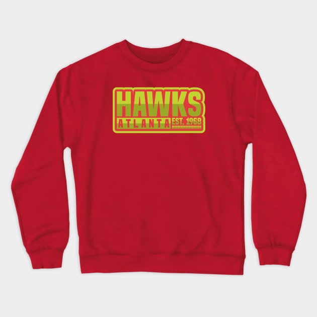 Atlanta Hawks 01 Crewneck Sweatshirt by yasminkul